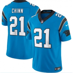 Men Carolina Panthers 21 Jeremy Chinn Blue 2023 F U S E  Vapor Untouchable Stitched Football Jersey