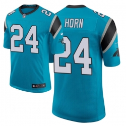Men Carolina Panthers 24 Jaycee Horn 2021 NFL Draft Classic Limited Jersey   Blue