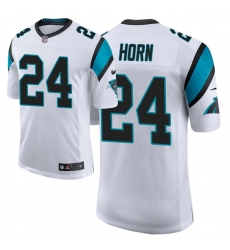 Men Carolina Panthers 24 Jaycee Horn 2021 NFL Draft Classic Limited Jersey   White
