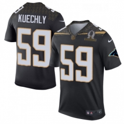 Mens Nike Carolina Panthers 59 Luke Kuechly Elite Black Team Irvin 2016 Pro Bowl NFL Jersey