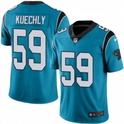 Mens Nike Carolina Panthers 59 Luke Kuechly Limited Blue Rush Vapor Untouchable NFL Jersey