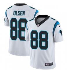Mens Nike Carolina Panthers 88 Greg Olsen White Vapor Untouchable Limited Player NFL Jersey