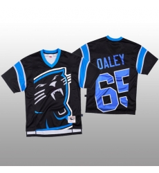 NFL Carolina Panthers 65 Dennis Daley Black Men Mitchell  26 Nell Big Face Fashion Limited NFL Jersey