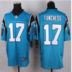 New Carolina Panthers #17 Devin Funchess Blue Alternate Men Stitched NFL Elite Jersey
