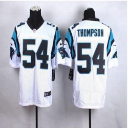 New Carolina Panthers #54 Shaq Thompson White Men Stitched NFL Elite Jersey