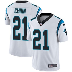 Nike Carolina Panthers 21 Jeremy Chinn White Stitched NFL Vapor Untouchable Limited Jersey