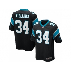 Nike Carolina Panthers 34 DeAngelo Williams black Game NFL Jersey