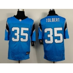 Nike Carolina Panthers 35 Mike Tolbert blue Elite NFL Jersey