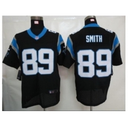 Nike Carolina Panthers 89 Steve Smith black Elite NFL Jersey