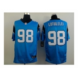 Nike Carolina Panthers 98 Star Lotulelei blue Elite NFL Jersey