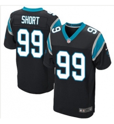 Nike Carolina Panthers #99 Kawann Short Black Team Color Mens Stitched NFL Elite Jersey