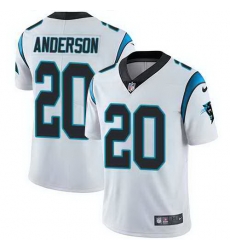 Nike Panthers 20 C J Anderson White Vapor Untouchable Limited Jersey