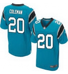 Nike Panthers #20 Kurt Coleman Blue Alternate Mens Stitched NFL Elite Jersey