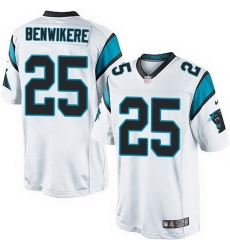 Nike Panthers #25 Bene Benwikere White Team Color Mens Stitched NFL Elite Jersey