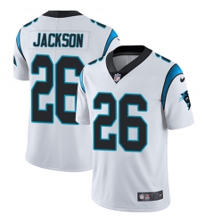 Nike Panthers #26 Donte Jackson White Mens Stitched NFL Vapor Untouchable Limited Jersey