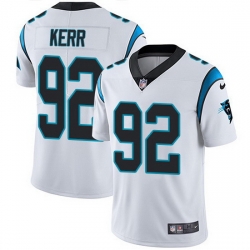 Nike Panthers 92 Zach Kerr White Men Stitched NFL Vapor Untouchable Limited Jersey