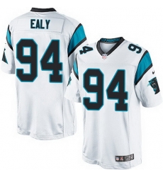 Nike Panthers #94 Kony Ealy White Team Color Mens Stitched NFL Elite Jersey