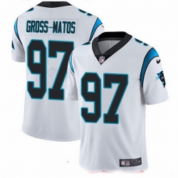 Nike Panthers 97 Yetur Gross Matos White Men Stitched NFL Vapor Untouchable Limited Jersey