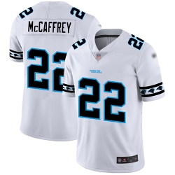 Panthers 22 Christian McCaffrey White Mens Stitched Football Limited Team Logo Fashion Jersey
