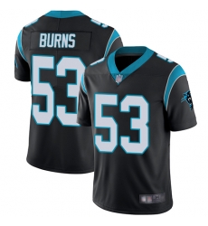 Panthers 53 Brian Burns Black Team Color Men Stitched Football Vapor Untouchable Limited Jersey
