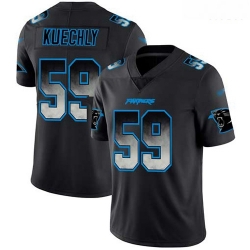 Panthers 59 Luke Kuechly Black Men Stitched Football Vapor Untouchable Limited Smoke Fashion Jersey