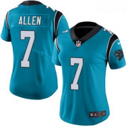 Kyle Allen Womens Carolina Panthers Nike Alternate Vapor Untouchable Jersey Limited Blue