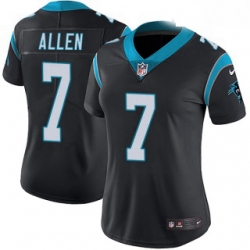 Kyle Allen Womens Carolina Panthers Nike Team Color Vapor Untouchable Jersey Limited Black