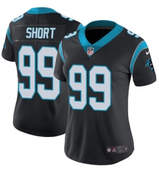 Nike Panthers #99 Kawann Short Black Team Color Womens Stitched NFL Vapor Untouchable Limited Jersey