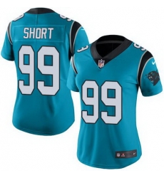 Nike Panthers #99 Kawann Short Blue Alternate Womens Stitched NFL Vapor Untouchable Limited Jersey