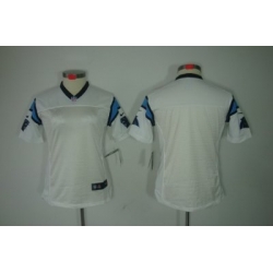 Women Nike Carolina Panthers Blank White Color[Women Limited Jerseys]