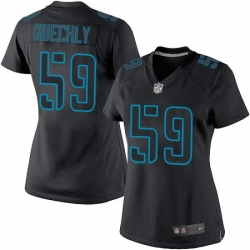 Womens Nike Carolina Panthers 59 Luke Kuechly Limited Black Impact NFL Jersey