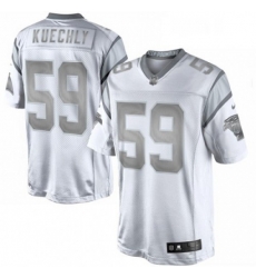 Womens Nike Carolina Panthers 59 Luke Kuechly Limited White Platinum NFL Jersey