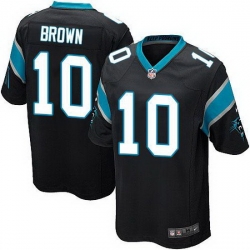 Nike Panthers #10 Corey Brown Black Team Color Youth Stitched NFL Elite Jersey