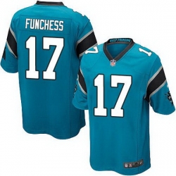 Nike Panthers #17 Devin Funchess Blue Alternate Youth Stitched NFL Elite Jersey