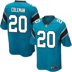 Nike Panthers #20 Kurt Coleman Blue Alternate Youth Stitched NFL Elite Jersey