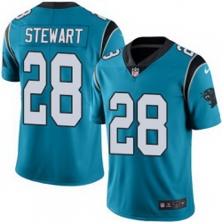 Nike Panthers #28 Jonathan Stewart Blue Alternate Youth Stitched NFL Vapor Untouchable Limited Jersey