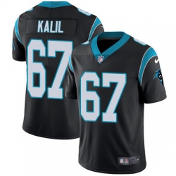 Nike Panthers #67 Ryan Kalil Black Team Color Youth Stitched NFL Vapor Untouchable Limited Jersey