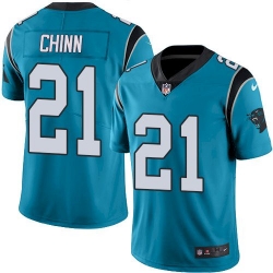 Youth Nike Carolina Panthers 21 Jeremy Chinn Blue Alternate Stitched NFL Vapor Untouchable Limited Jersey