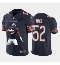 Chicago Bears 52 Khalil Mack Men Nike Player Signature Moves 2 Vapor Limited NFL Jersey Navy Blue