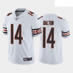 Men Chicago Bears 14 Andy Dalton White Vapor untouchable Limited Stitched Jersey