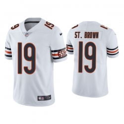 Men's Chicago Bears #19 Equanimeous St. Brown White Vapor untouchable Limited Stitched Jersey