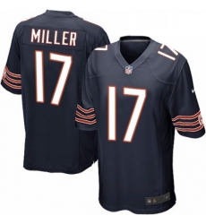 Mens Nike Chicago Bears 17 Anthony Miller Game Navy Blue Team Color NFL Jersey