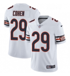 Mens Nike Chicago Bears 29 Tarik Cohen White Vapor Untouchable Limited Player NFL Jersey