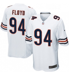 Mens Nike Chicago Bears 94 Leonard Floyd Game White NFL Jersey