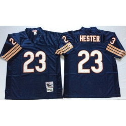 Mitchell&Ness Bears 23 Devin Hester Blue Small No Throwback Stitched NFL Jersey