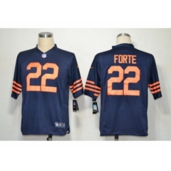 NIKE Chicago Bears 22 Matt Forte Blue Game NFL Jersey