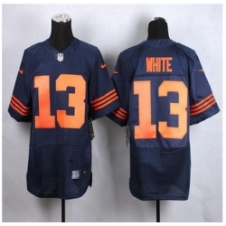 New Chicago Bears #13 Kevin White Navy Blue 1940s Throwback Men Stitched NFL Elite jersey