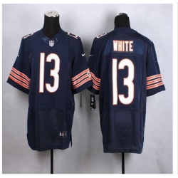 New Chicago Bears #13 Kevin White Navy Blue Team Color Men Stitched NFL Elite Jersey