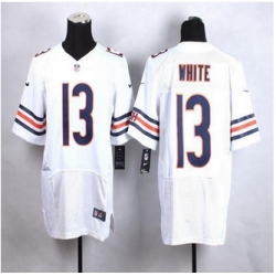 New Chicago Bears #13 Kevin White White Men Stitched NFL Elite Jersey