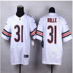 New Chicago Bears #31 Antrel Rolle White Men Stitched NFL Elite Jersey